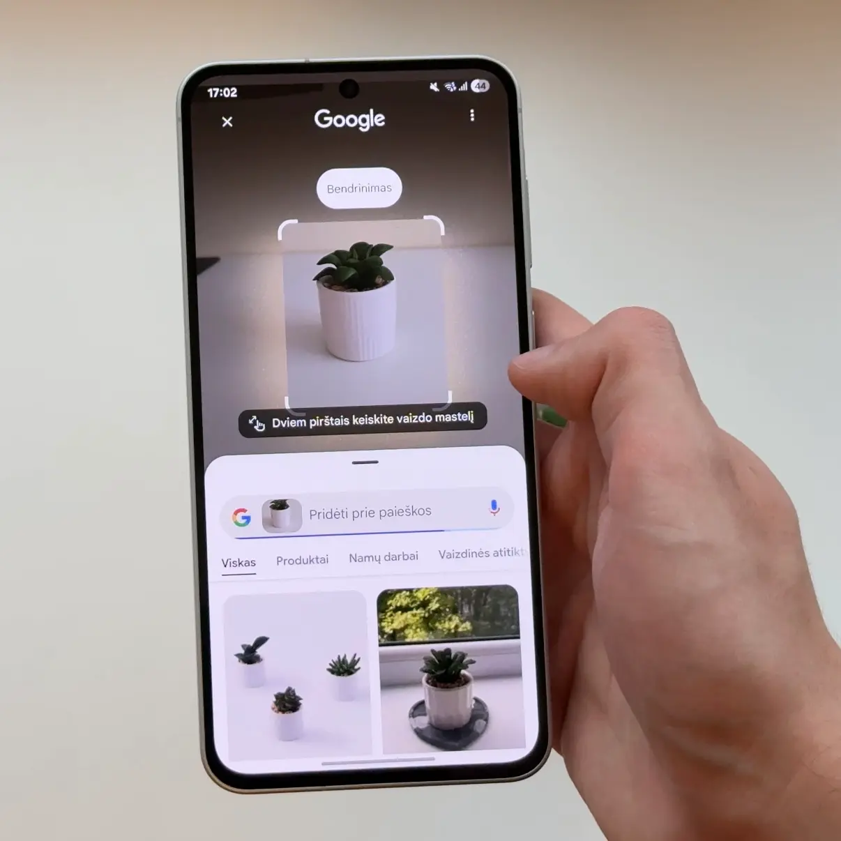 Galaxy A36 ir Galaxy A56 Circle to Search