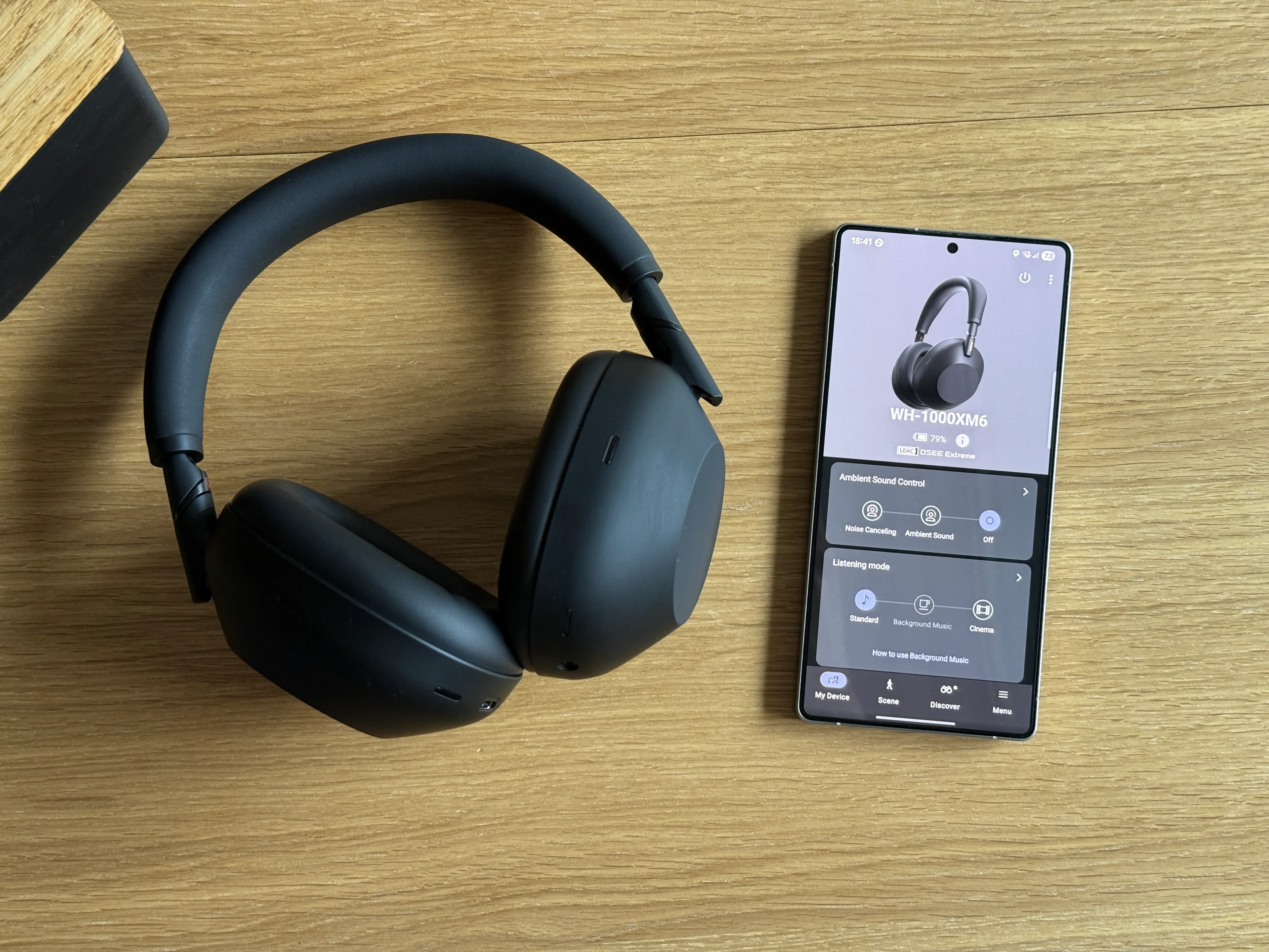 Sony WH-1000XM6 prijungimas